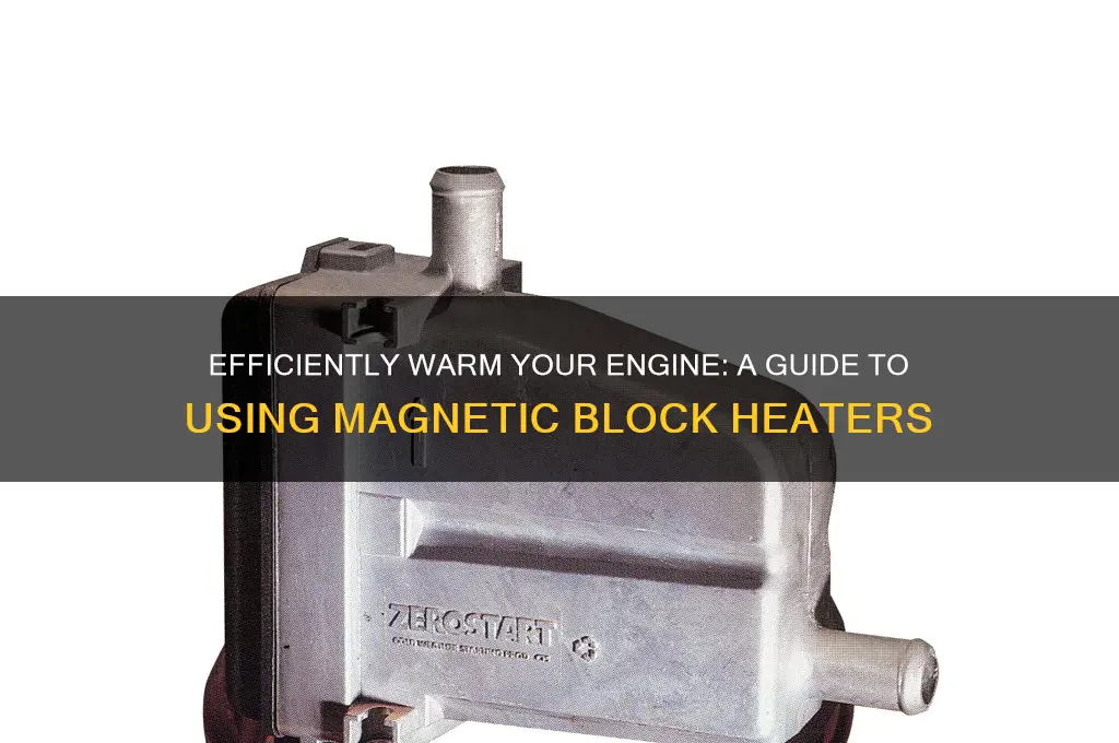 how to use a magnetic block heater