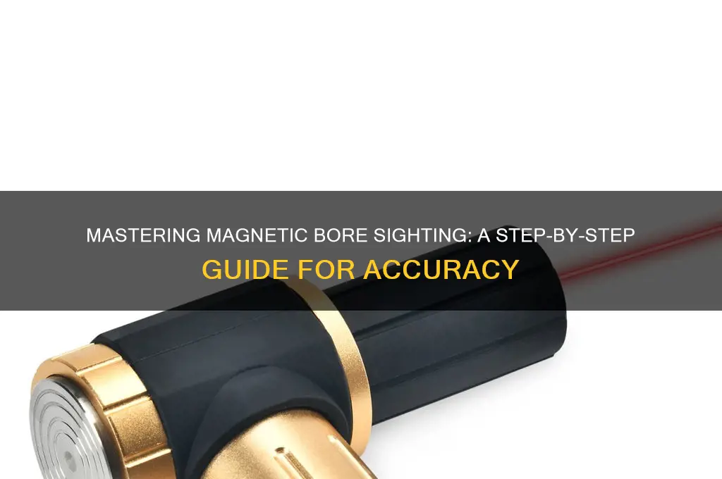 how to use a magnetic bore sight
