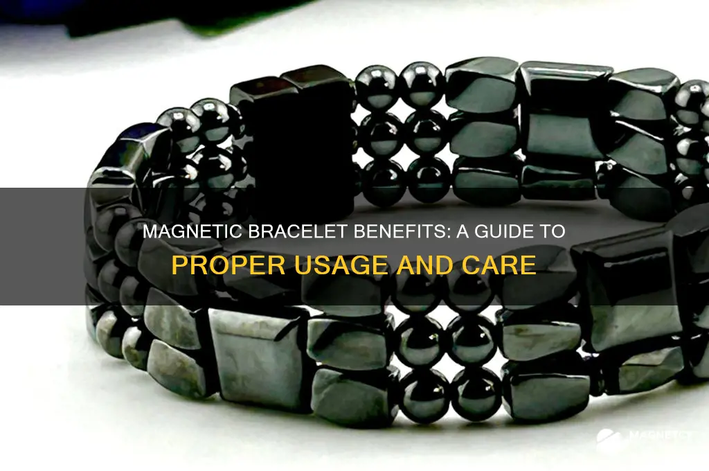 how to use a magnetic bracelet