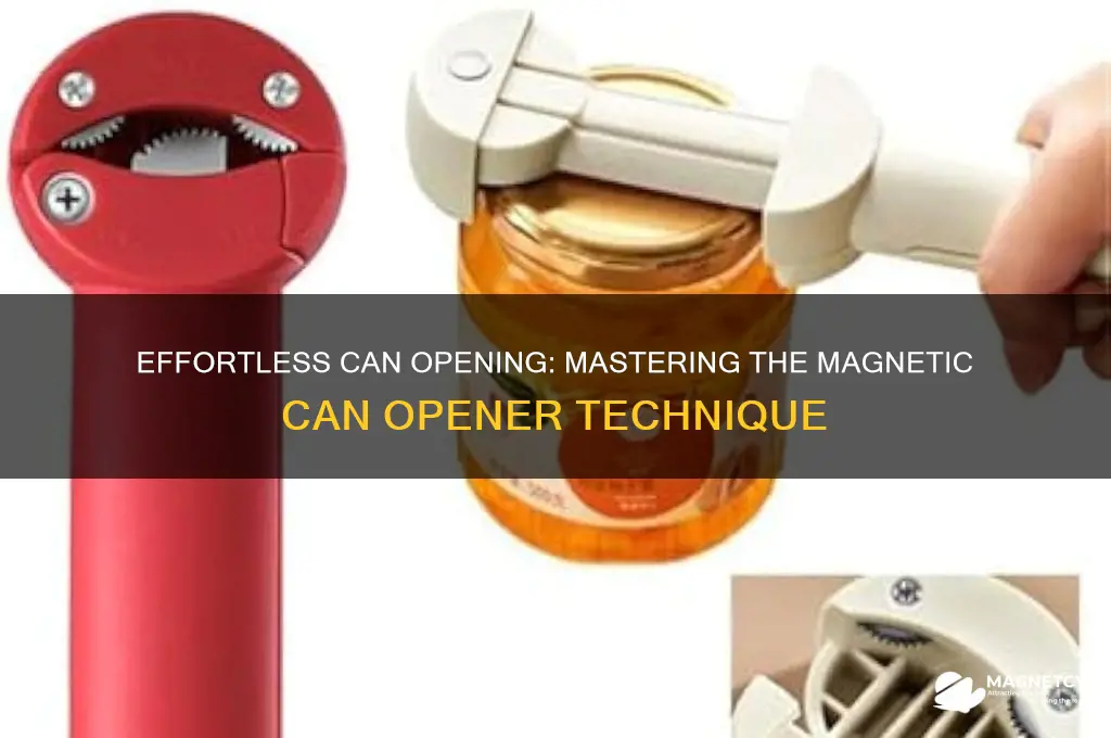how to use a magnetic can opener