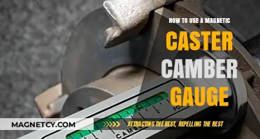 Mastering Wheel Alignment: Using a Magnetic Caster Camber Gauge Effectively