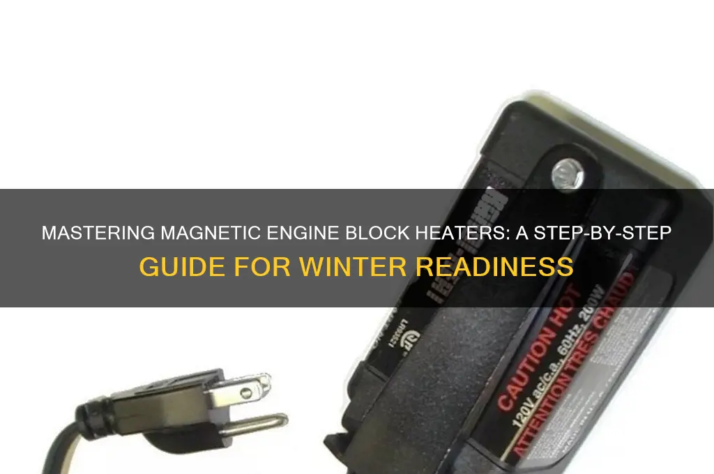 how to use a magnetic engine block heater