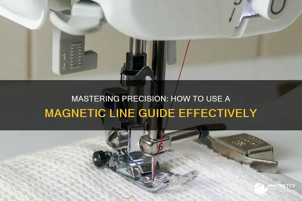 how to use a magnetic line guide