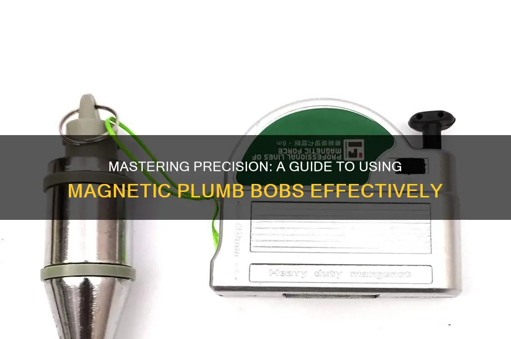 how to use a magnetic plumb bob
