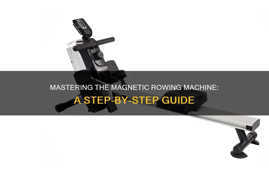 how to use a magnetic rowing machine