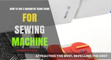 Mastering Precision: Using a Magnetic Seam Guide for Sewing Machines