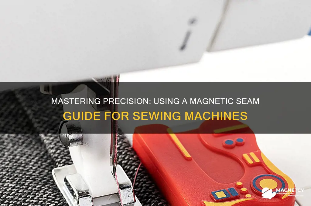 how to use a magnetic seam guide for sewing machine