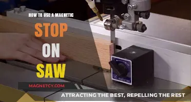 Mastering Precision: Using a Magnetic Stop on Your Saw Effectively