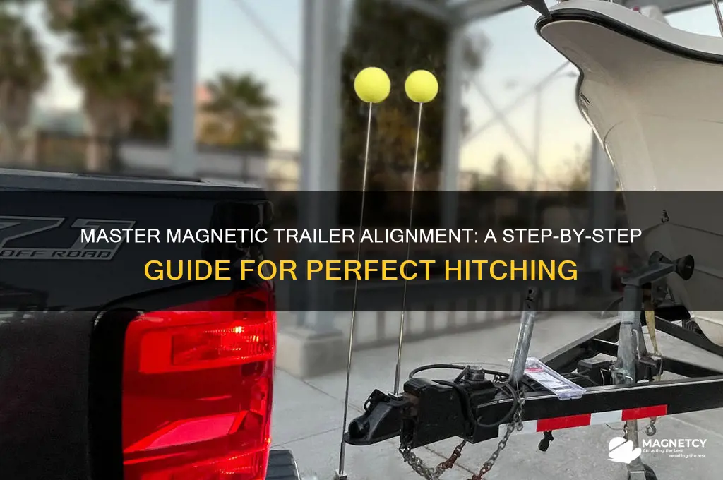 how to use a magnetic trailer alignment