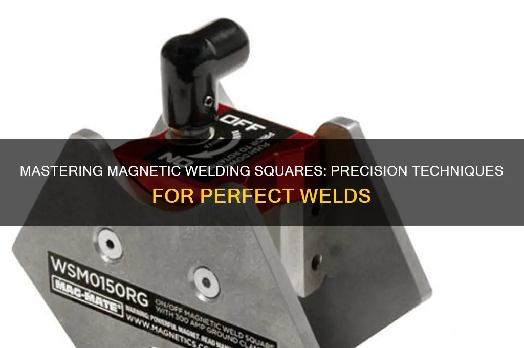 how to use a magnetic welding square