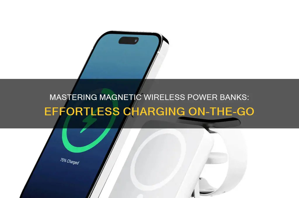 how to use a magnetic wireless power bank