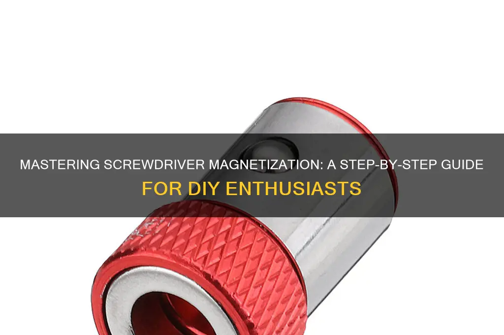 how to use a screw driver magnetizer