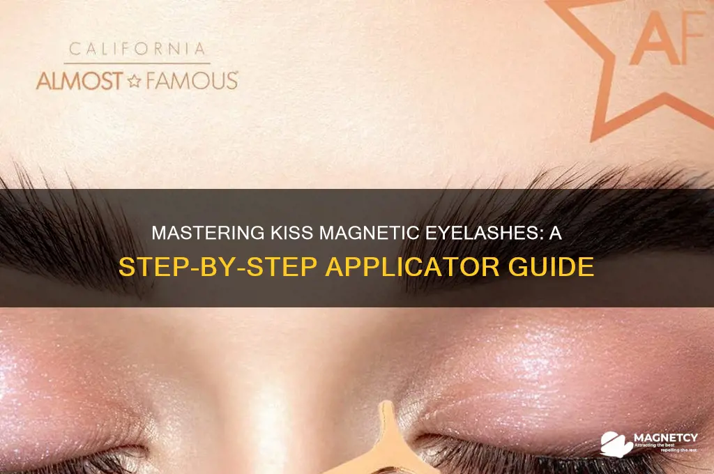 how to use applicator for kiss magnetic eyelashes