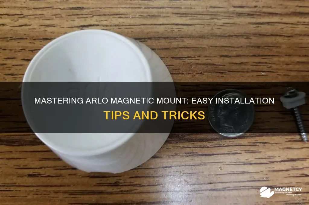 how to use arlo magnetic mount