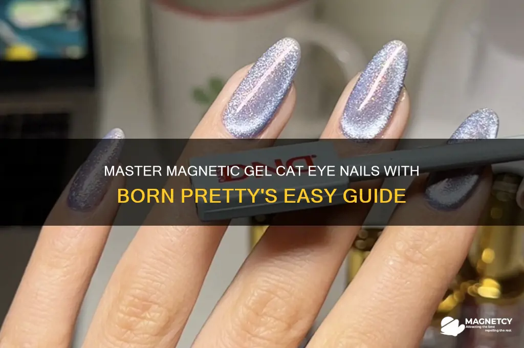 how to use born pretty magnetic gel cat eye gel