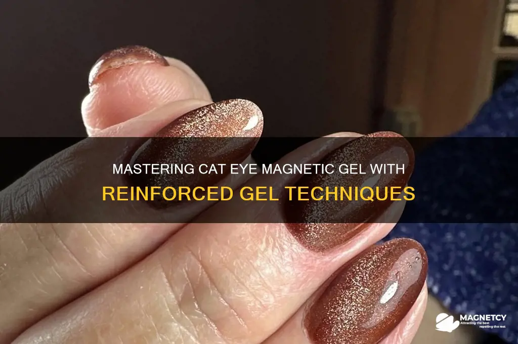 how to use cat eye magnetic gel with reinforced gel