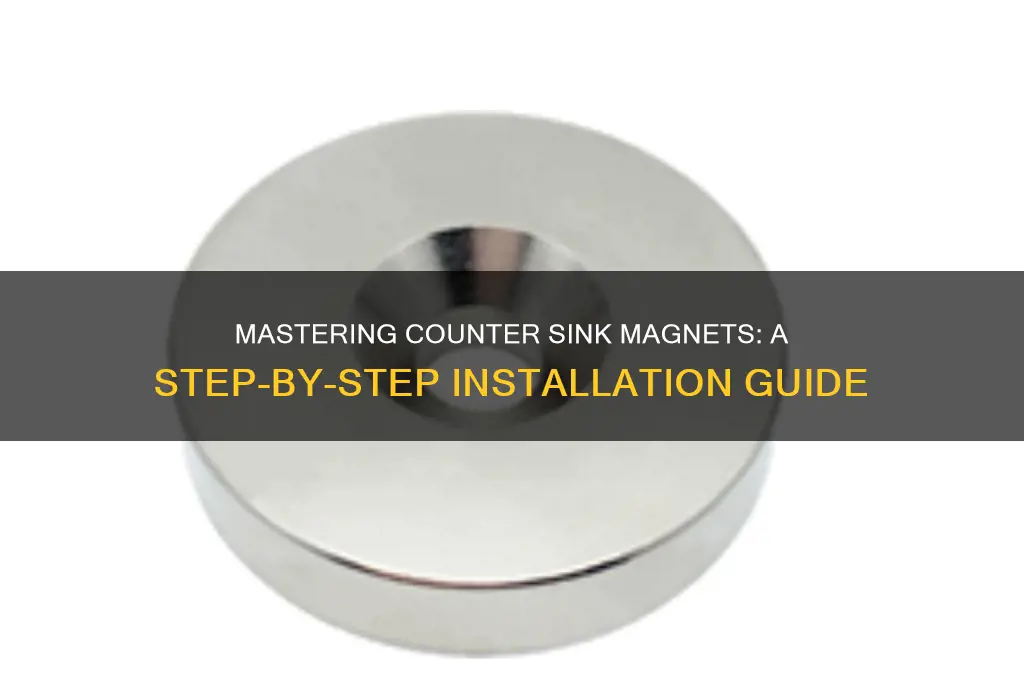 how to use counter sink magnets