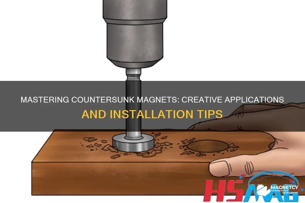 how to use countersunk magnets