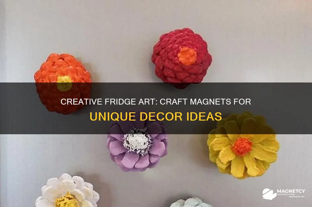 how to use craft magnets for fridge art