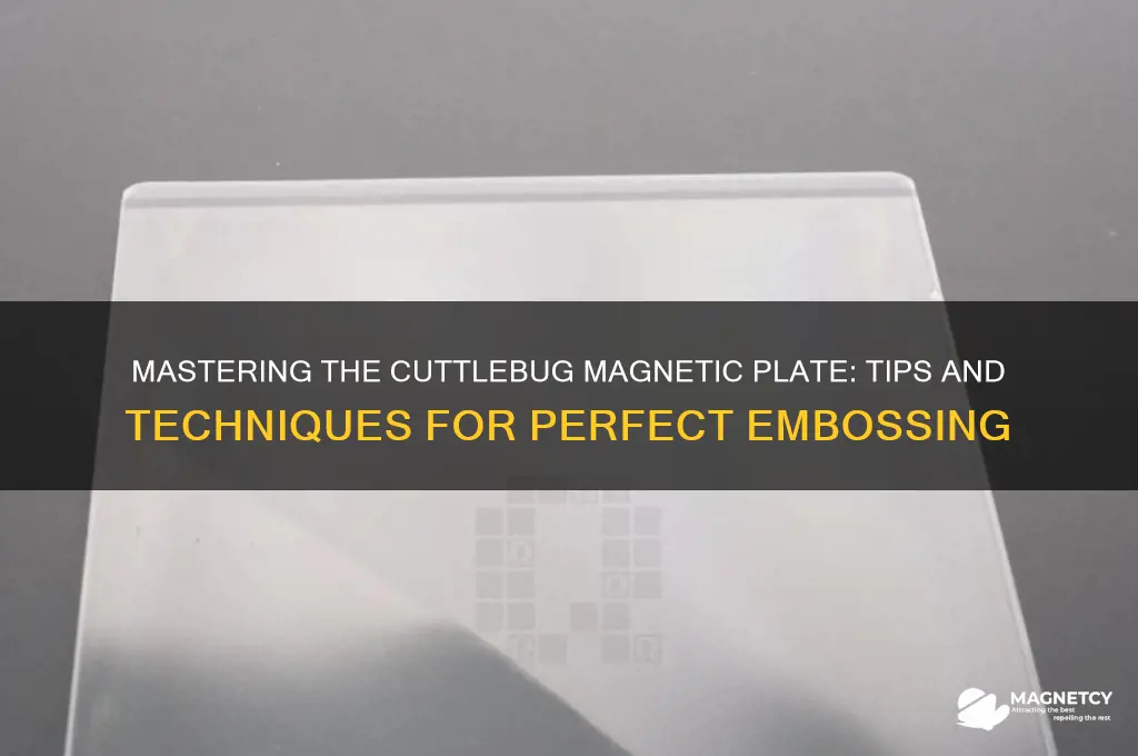 how to use cuttlebug magnetic plate