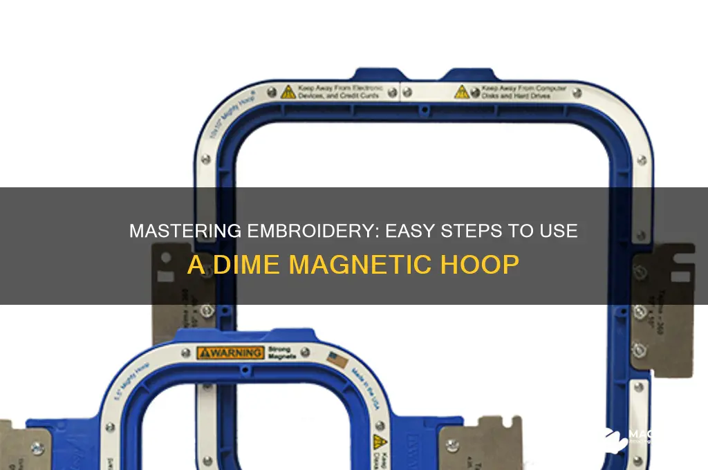 how to use dime magnetic hoop