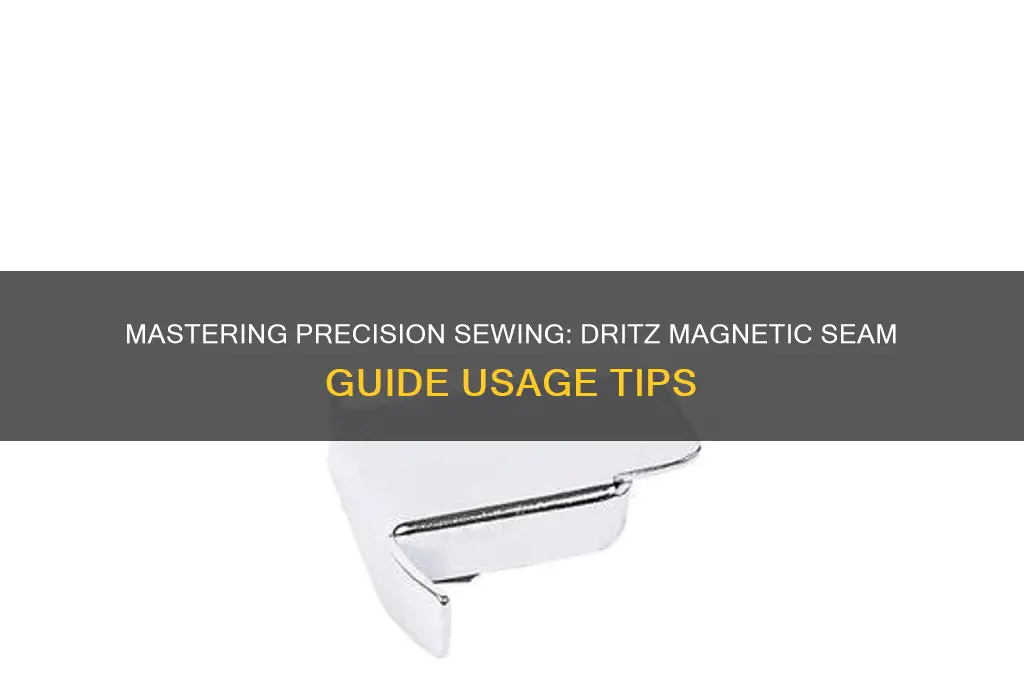 how to use dritz magnetic seam guide