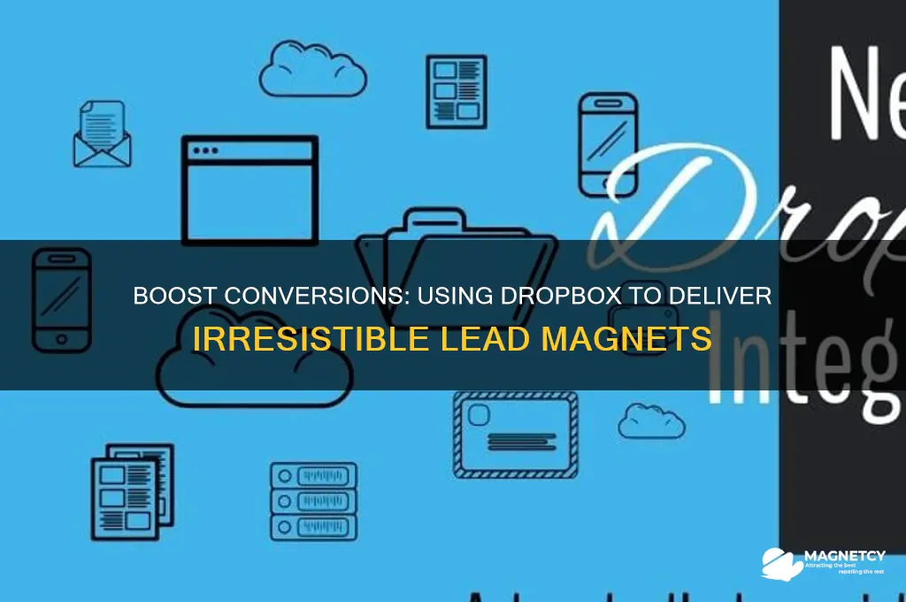 how to use dropbox for lead magnet