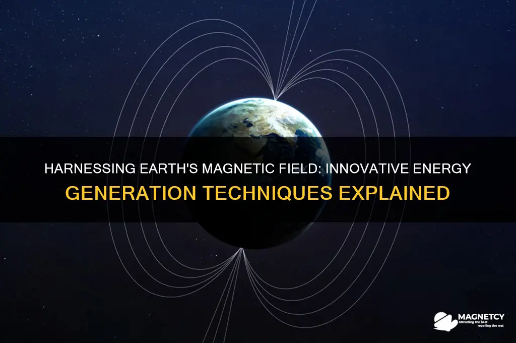 how to use earth magnetic field for energy