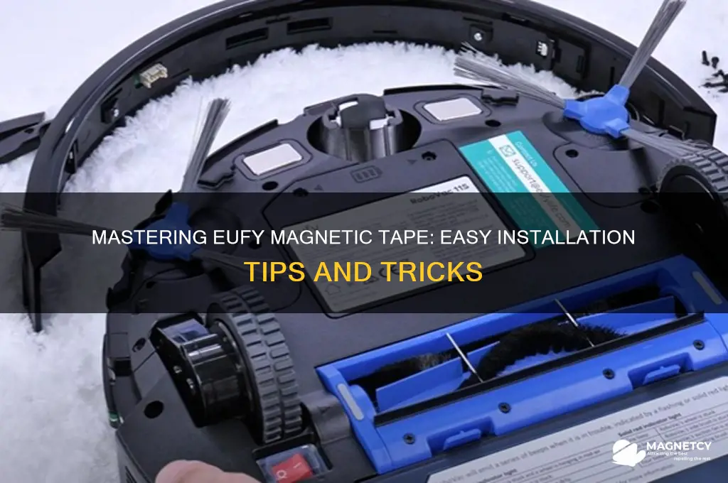 how to use eufy magnetic tape