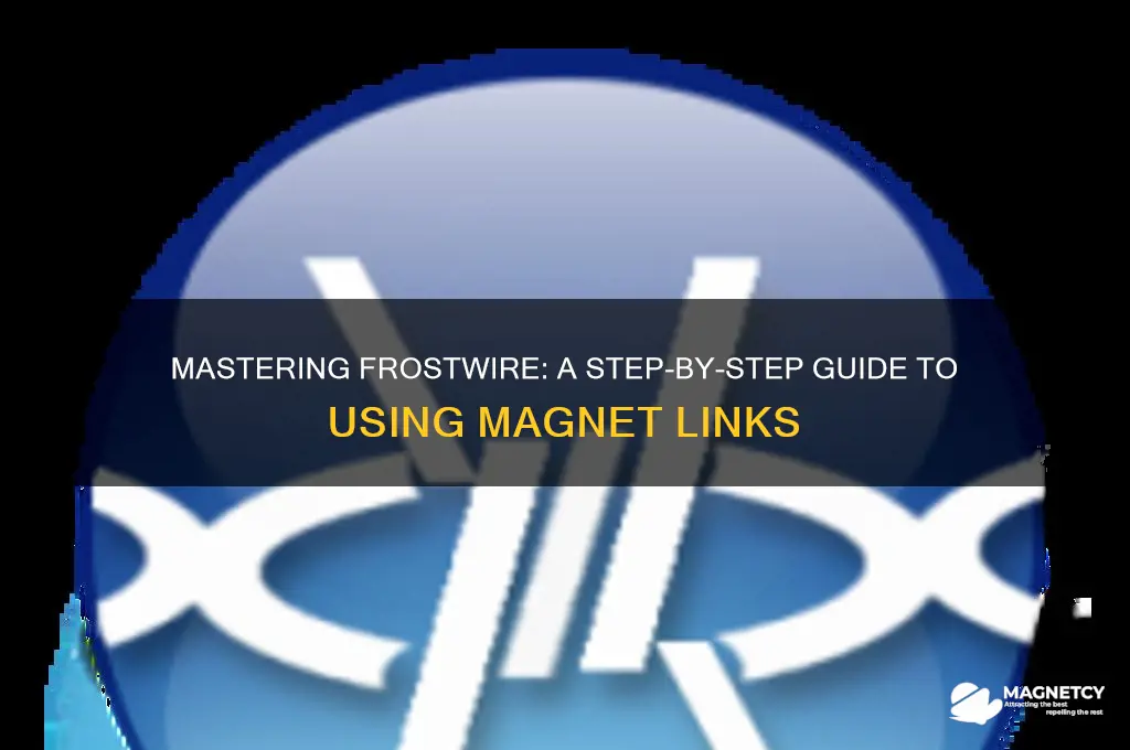 how to use frostwire magnet link