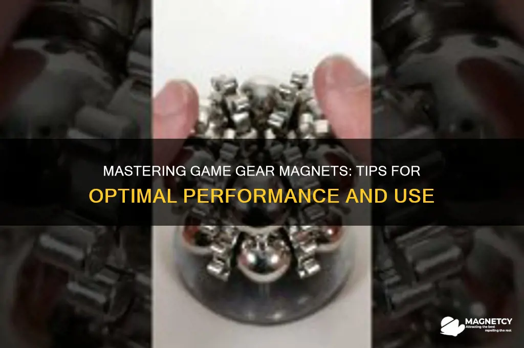 how to use game gear magnet