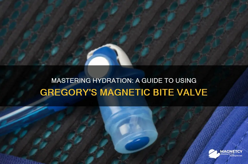how to use gregory magnetic bite valve