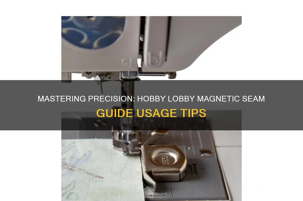 how to use hobby lobby magnetic seam guide