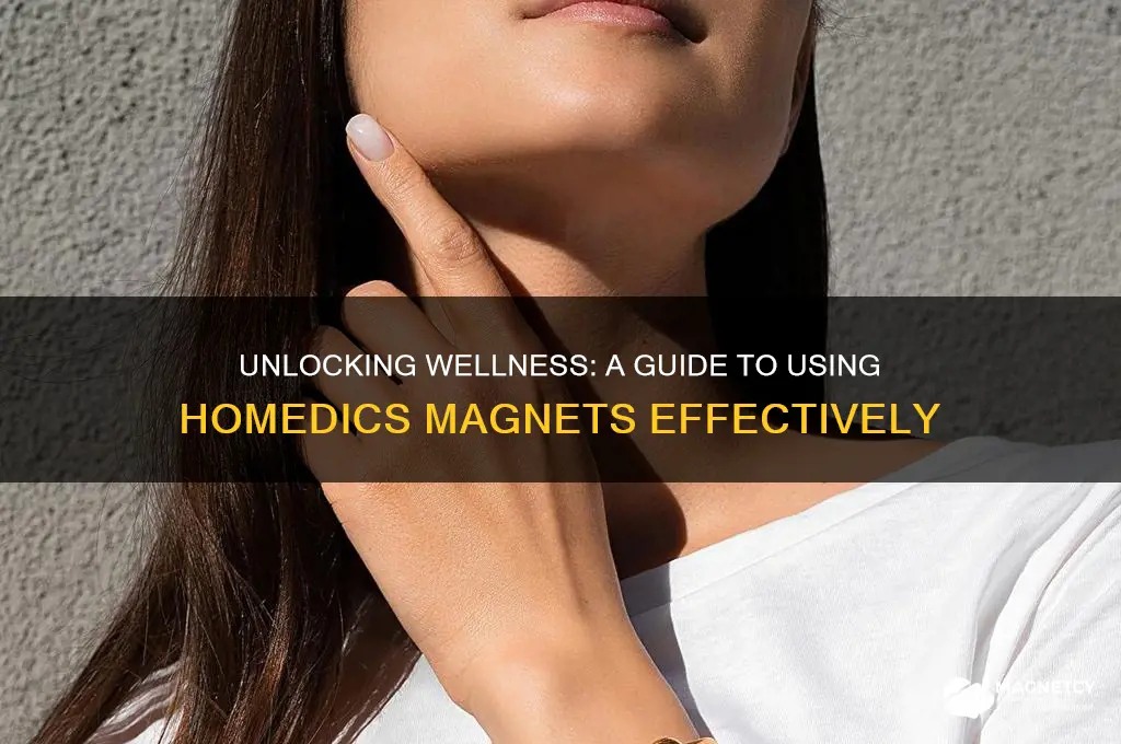how to use homedics magnets