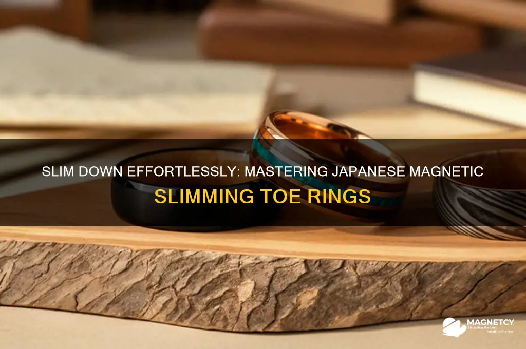 how to use japanese magnetic slimming toe ring