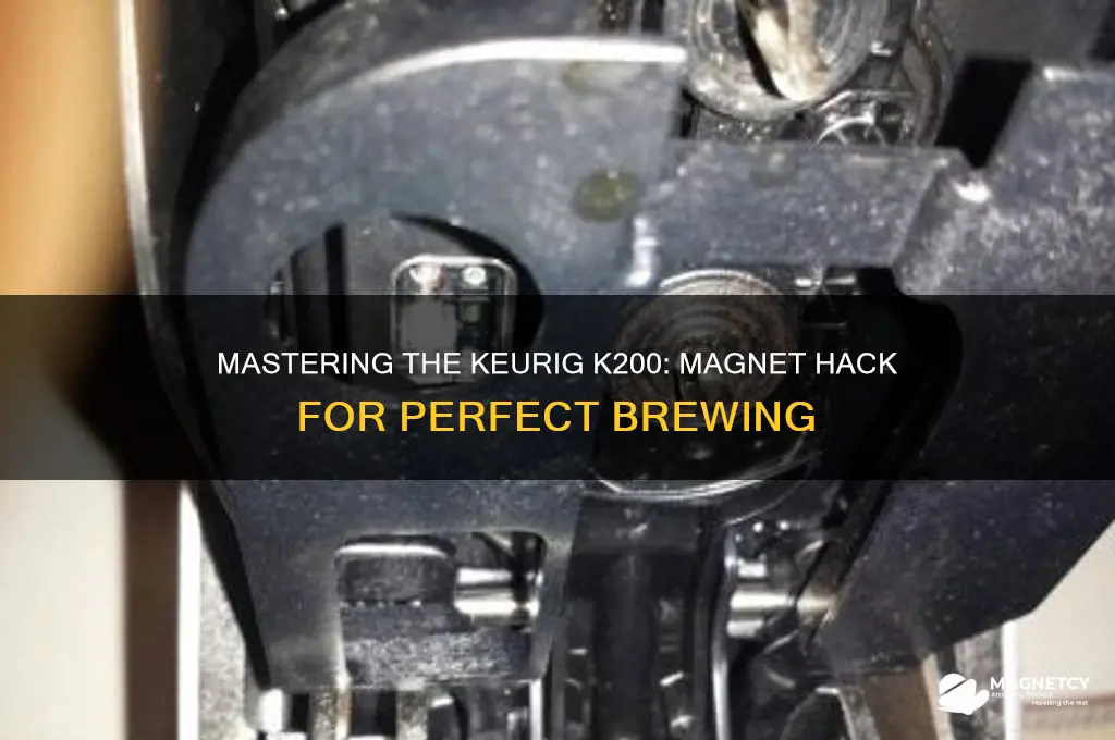 how to use keurig k200 with magnet