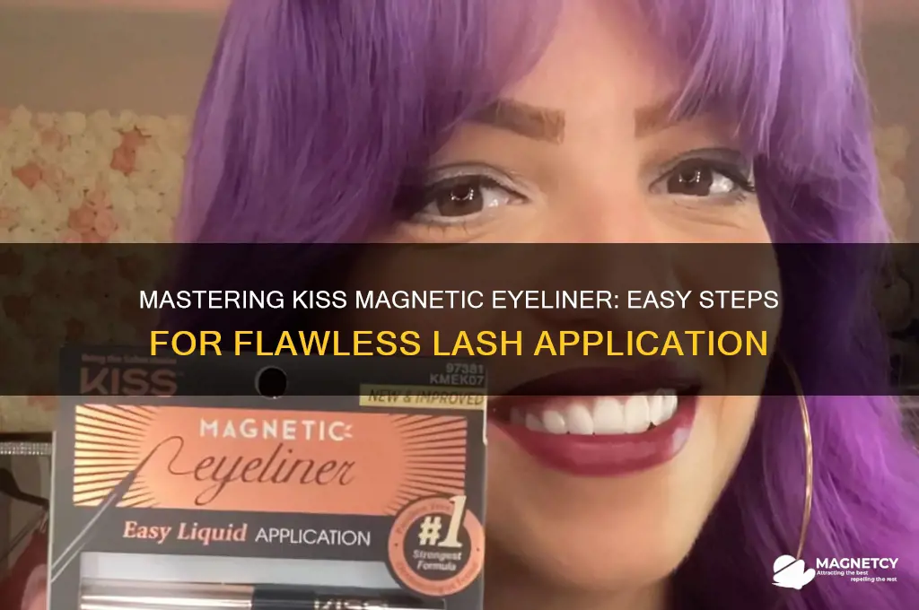 how to use kiss magnetic eyeliner