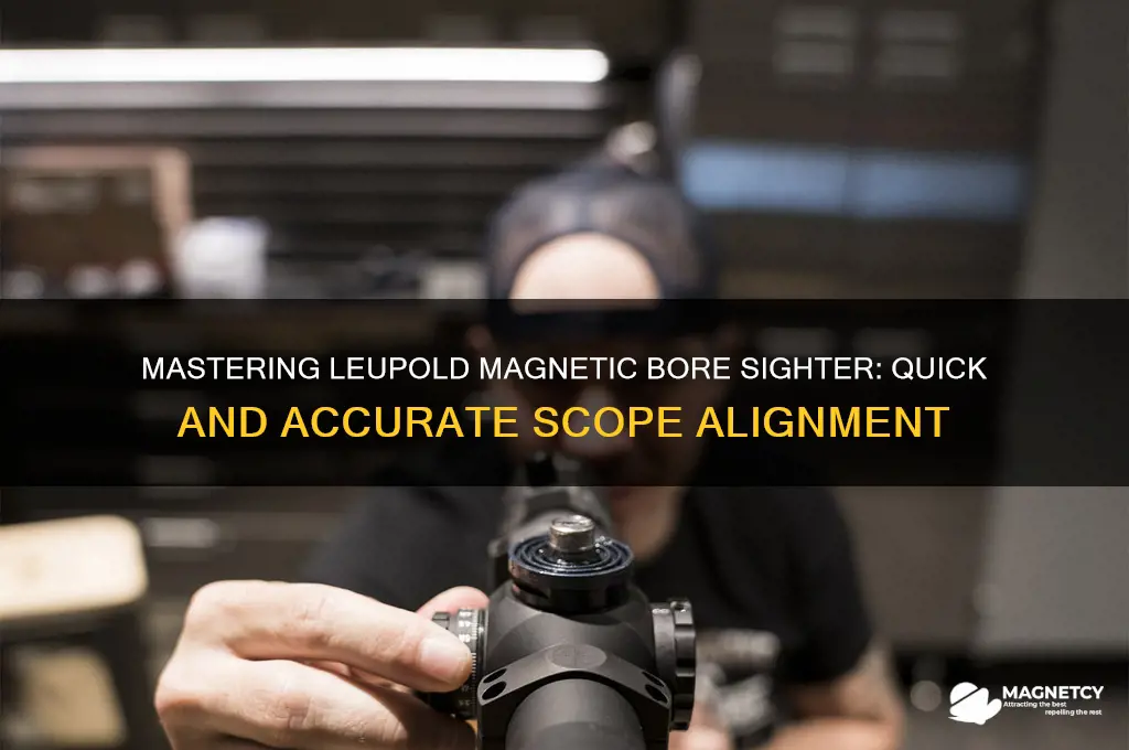 how to use leupold magnetic bore sighter