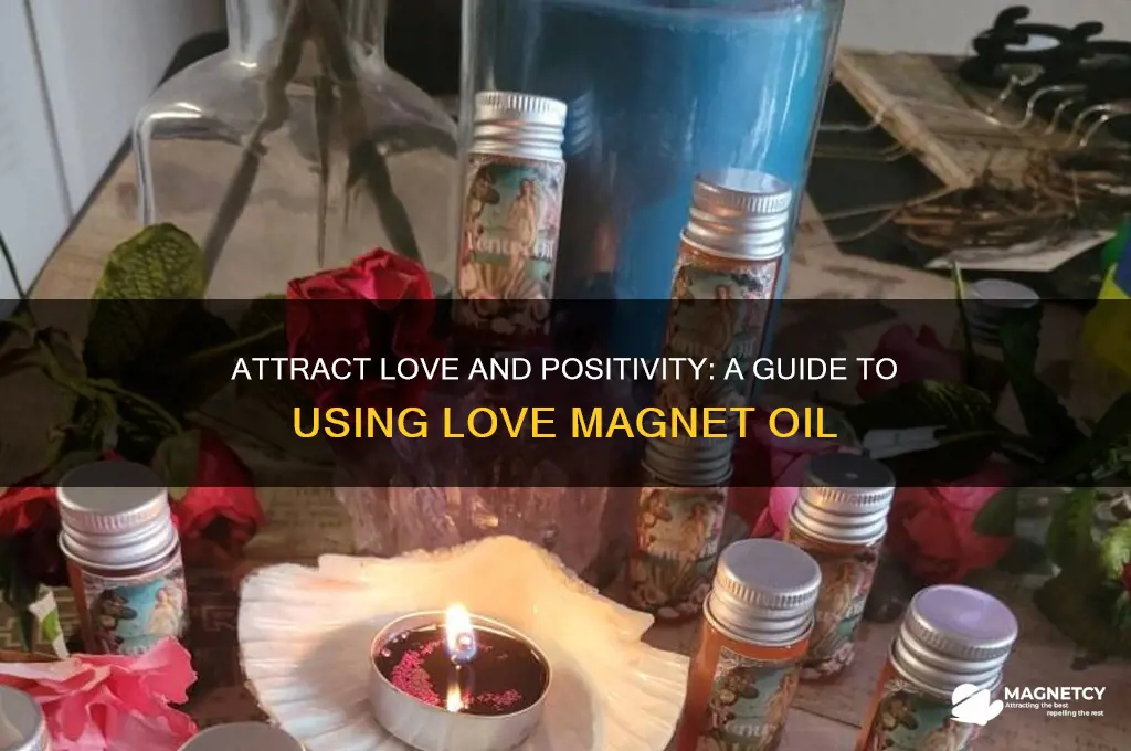 how to use love magnet oil