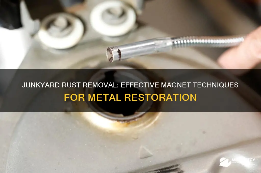 how to use magnet at junkyard rust
