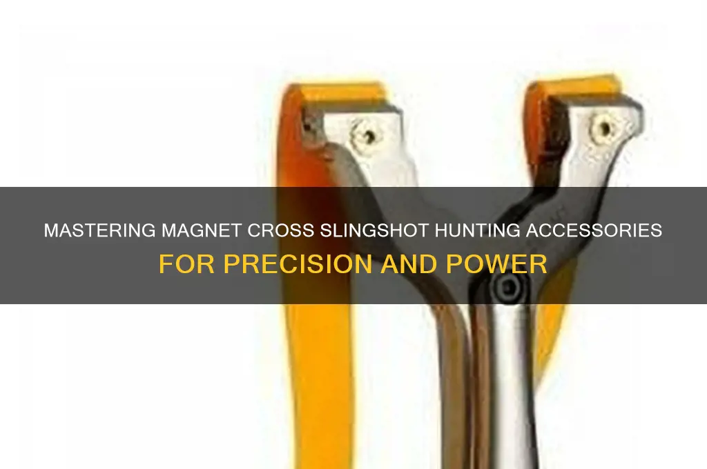 how to use magnet cross slingshot hunting accessories