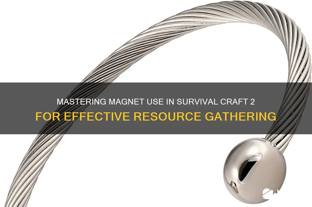 how to use magnet in survival craft 2