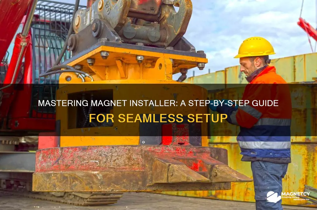 how to use magnet installer