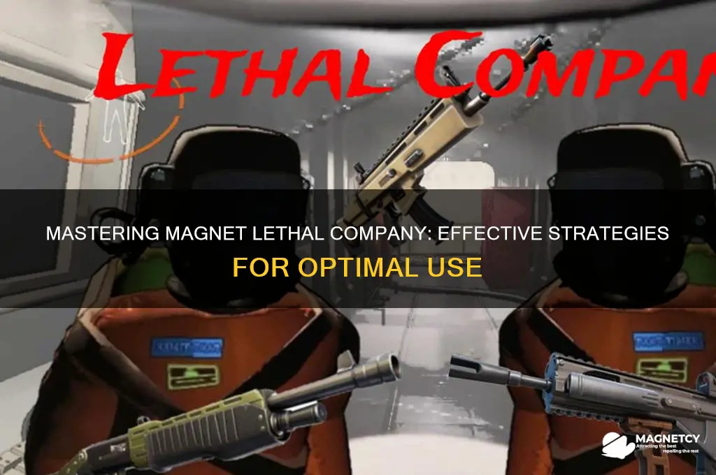 how to use magnet lethal company
