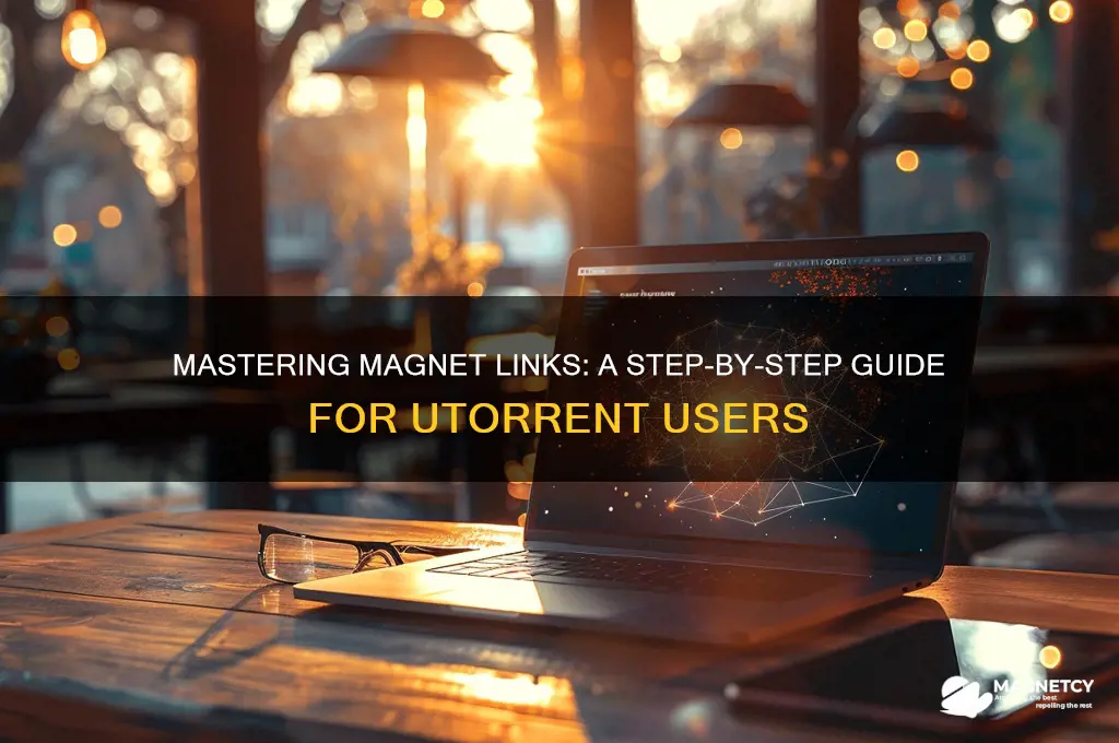 how to use magnet link in utorrent