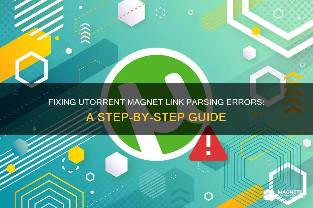 how to use magnet links in utorrent unable to parse