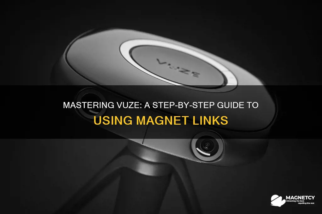 how to use magnet links in vuze