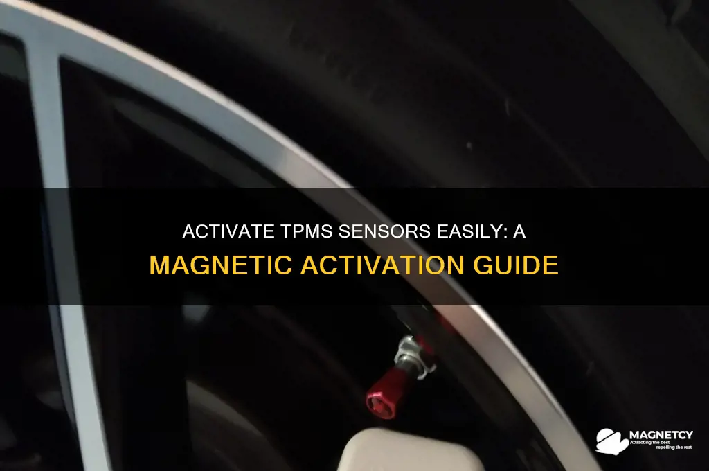 how to use magnet to activate tpms
