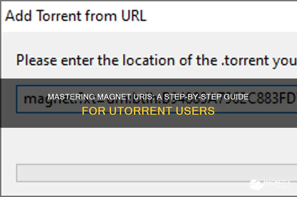how to use magnet uri in utorrent