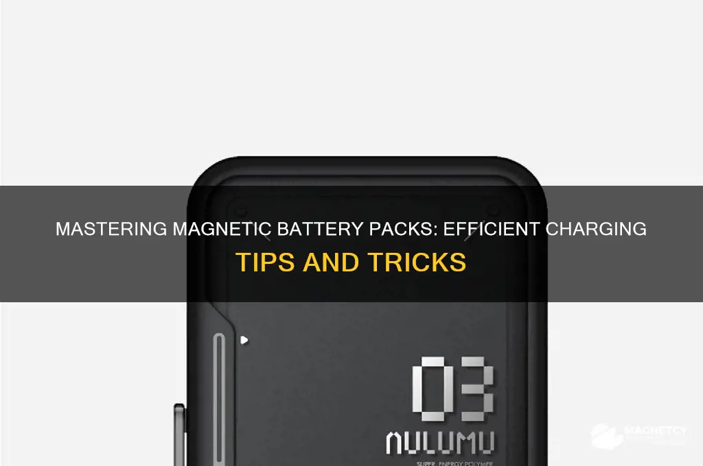 how to use magnetic battery pack